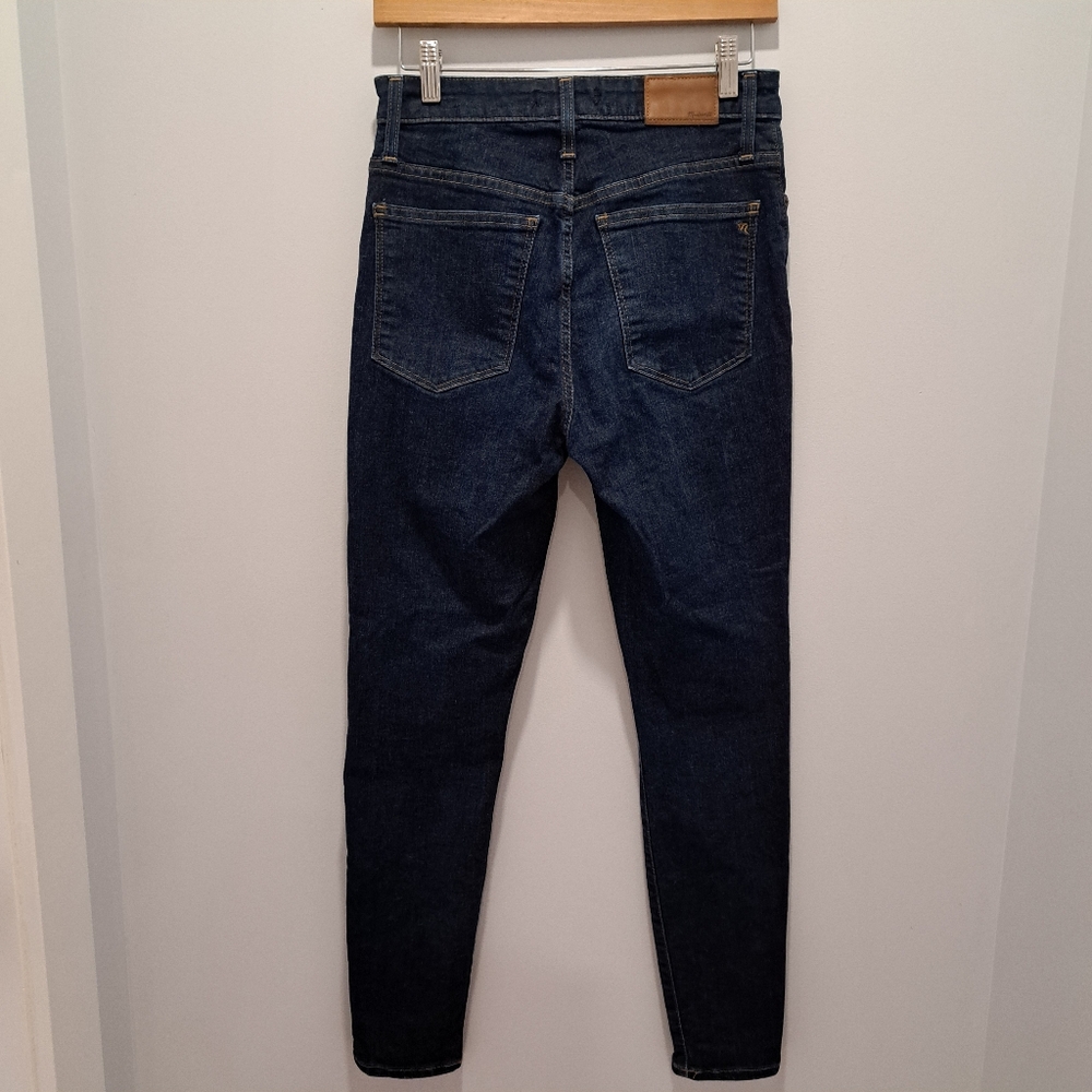 Madewell Curvy High-Rise Skinny Lucille Indigo Wash Minimalist Normcore Jeans 28 - Picture 3 of 16